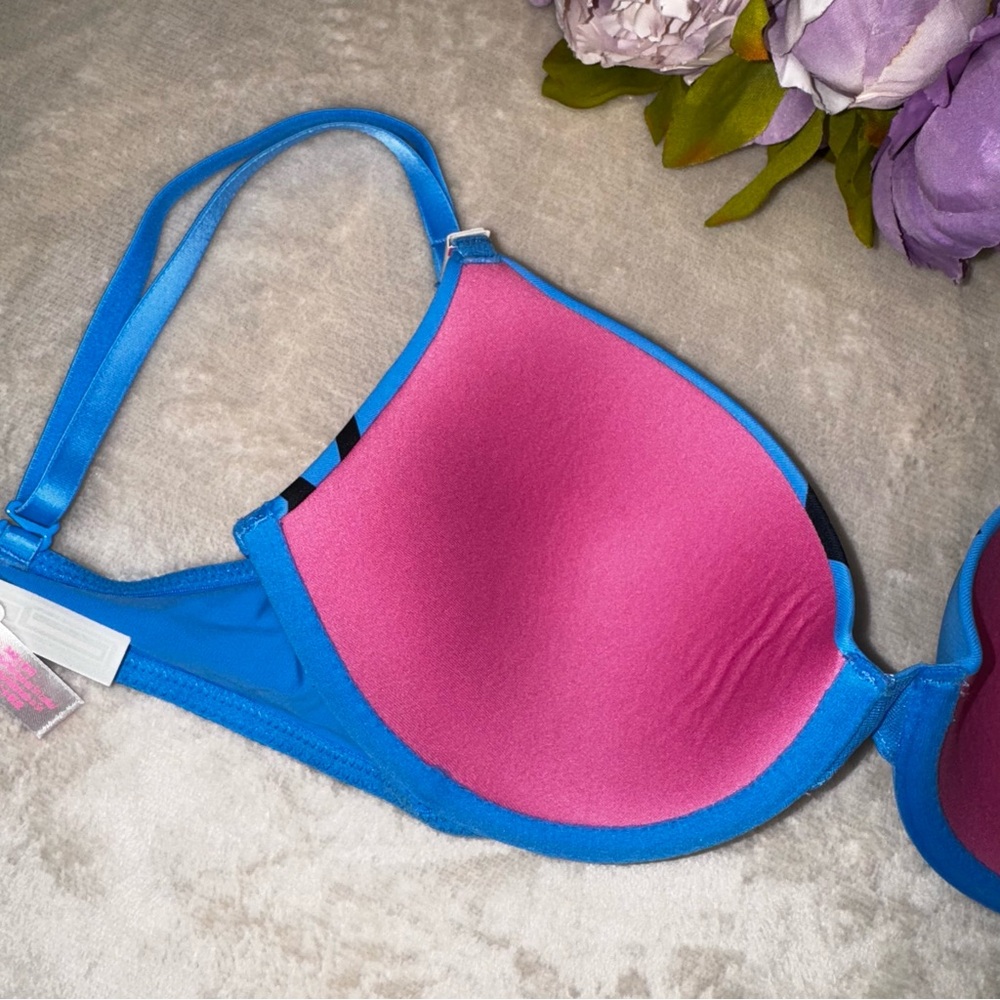SOLD NWT PINK Wear Everywhere T-Shirt Lightly Bra - Picture 6 of 12